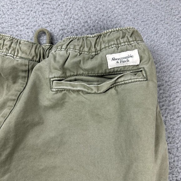Abercrombie & Fitch Adult Large L Outdoor Casual Chino Cargo Shorts‎ Tan Used - Picture 5 of 8